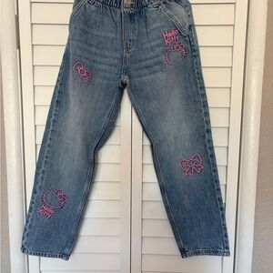 H&M Blue Denim Jeans with Sanrio Detail